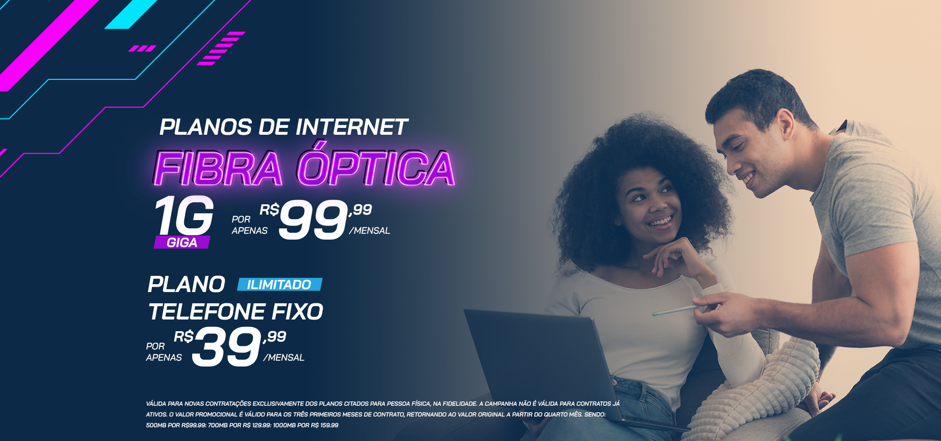 Plano de 1G e Telefone Fixo Ilimitado - Banda A Telecomunicações